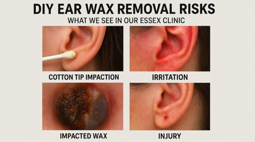 DIY Ear Wax Removal Risks What We See in Our Essex Clinic