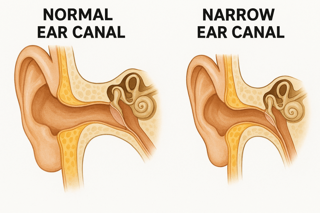 normal-vs-narrow-ear-canal