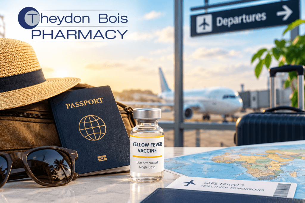Yellow Vaccine Essentials at Departures
